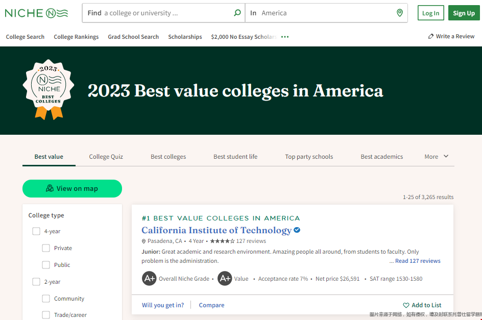 NIche美國最具價值大學排名.png NIche美國最具價值大學排名.png