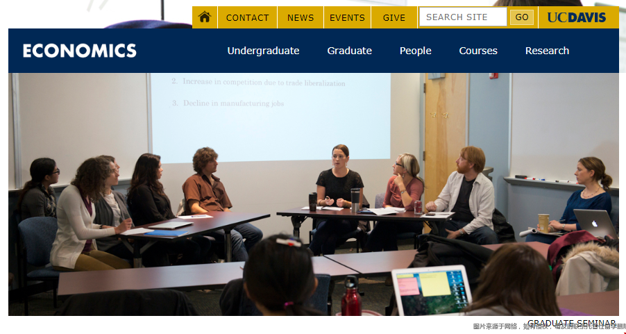 加州大學戴維斯分校經濟學專業官網png