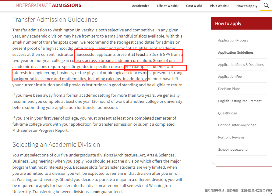 圣路易斯華盛頓大學(xué)本科轉(zhuǎn)學(xué)要求.png