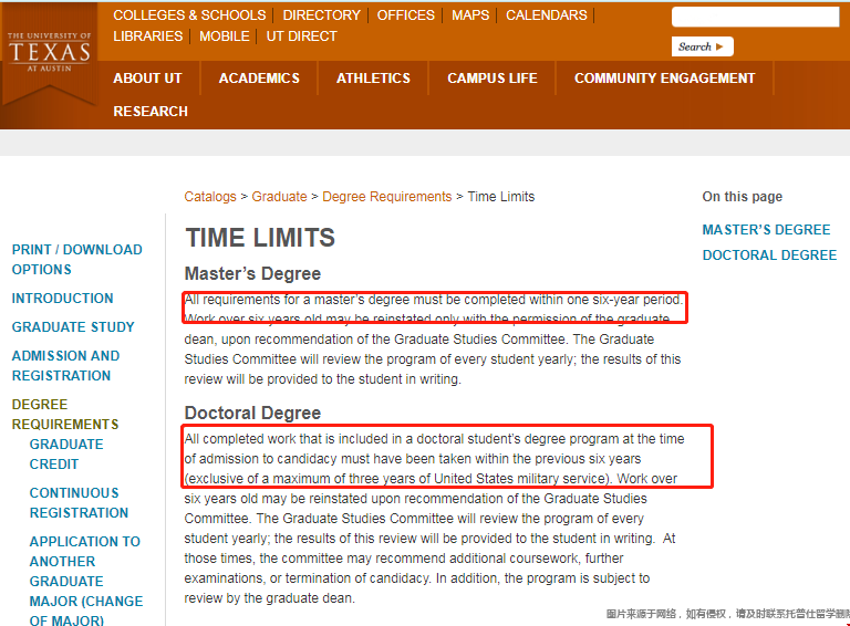 德州奧斯汀分校研究生允許多少年畢業.png
