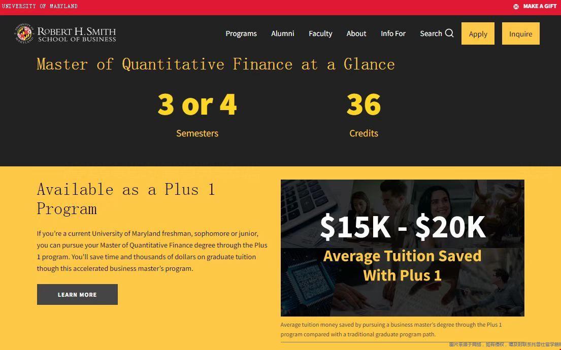 馬里蘭大學(xué)量化金融研究生