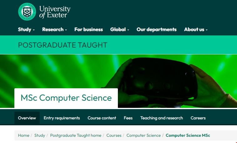 埃克塞特大學新增專業計算機科學碩士.png