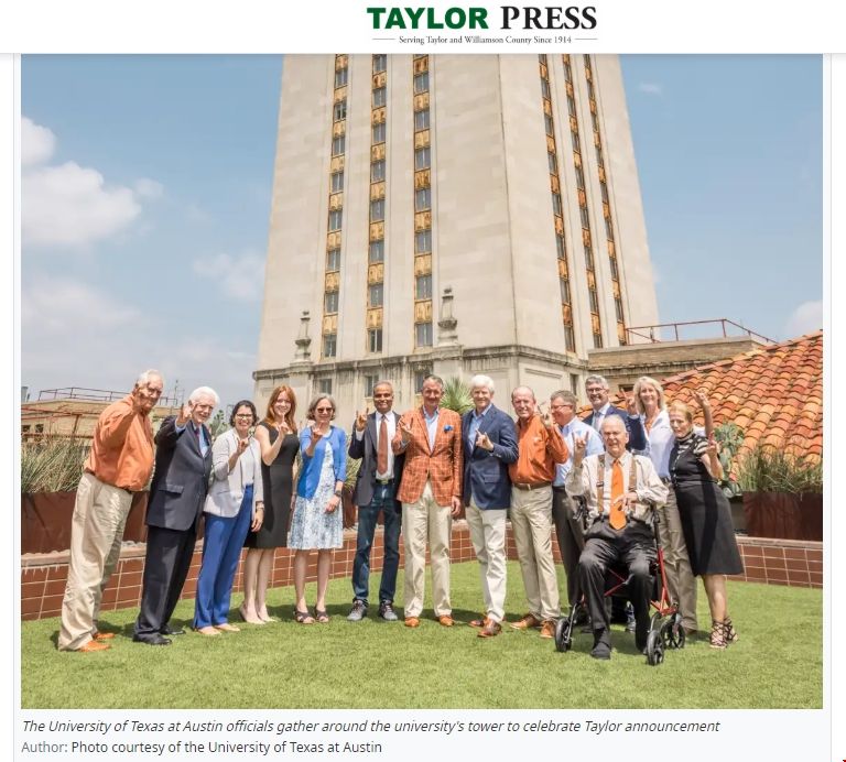 德克薩斯大學奧斯汀將成立泰勒中心.png