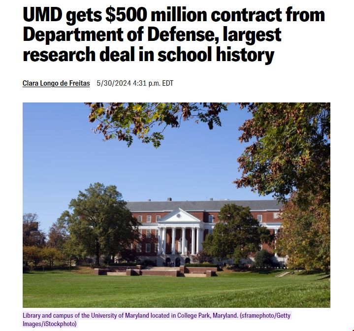 馬里蘭大學(xué)獲史上最大數(shù)額的研究合同.png