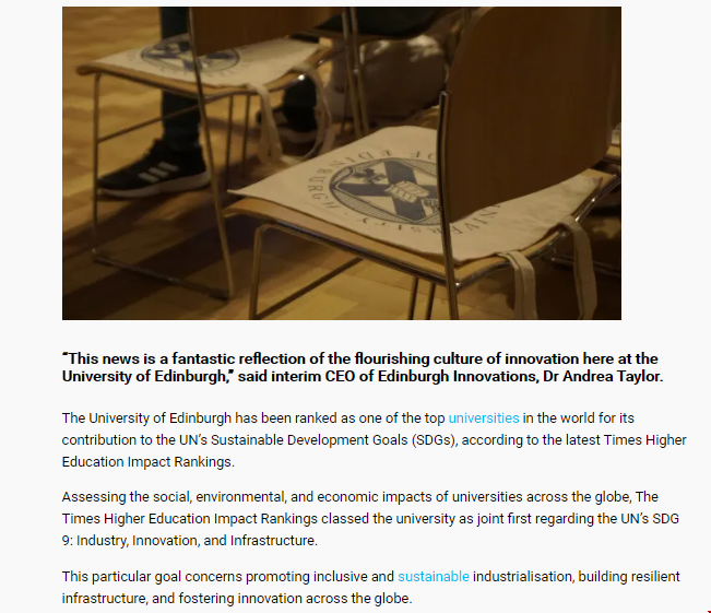 愛丁堡大學在全球工業、創新和基礎設施方面名列前茅.png